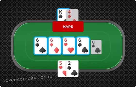 Комбинация каре